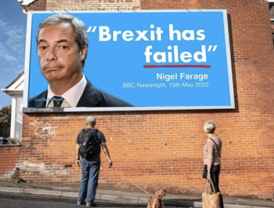 Brexit Shambles: even Nigel Farage now admits Brexit “has failed”